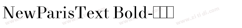 NewParisText Bold字体转换 NewParisText Bold字体转换